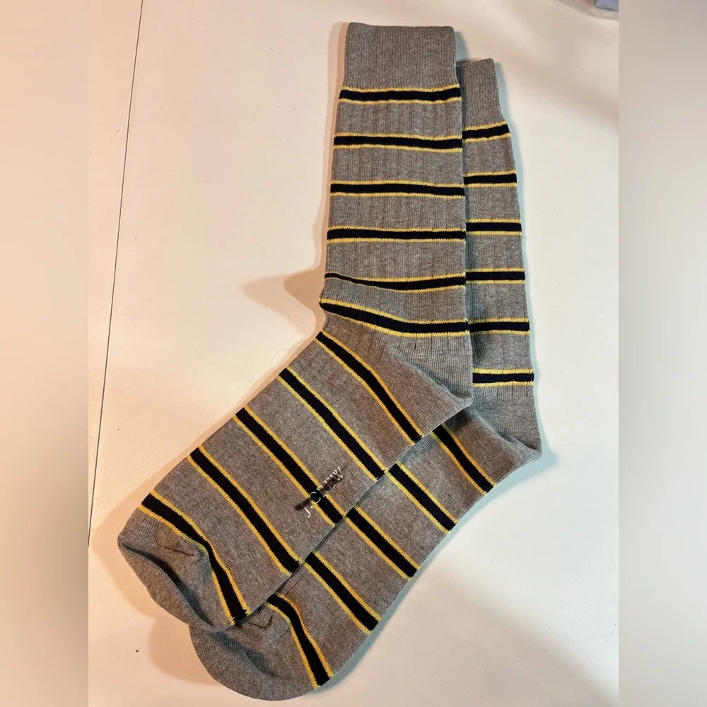 J.Crew Cotton-blend socks in stripe